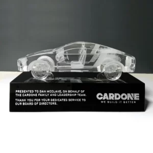 3d car crystal award