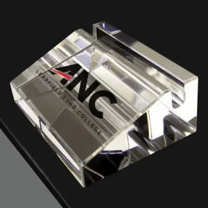 business card holder corporate crystal gift award