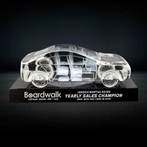 3d crystal auto award
