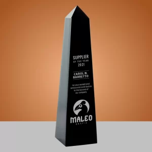 black crystal obelisk award