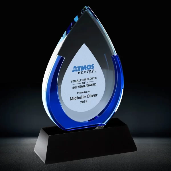 blue flame crystal award