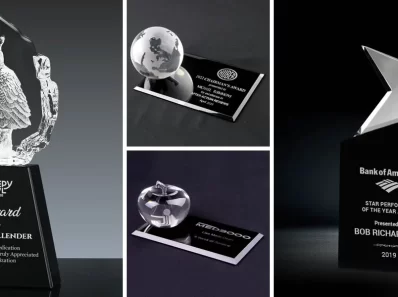 corporate crystal awards