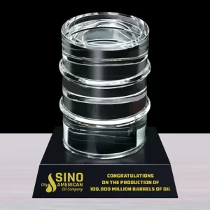 crystal oil barrel award
