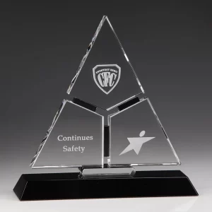 crystal puzzle pyramid award