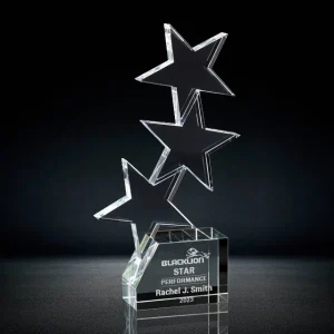 3 star crystal award