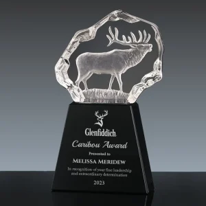 3d caribou crystal award