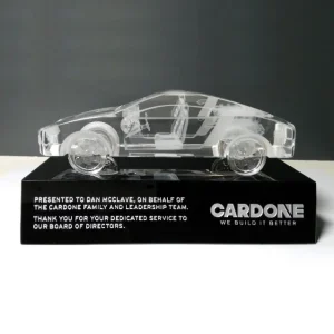 3d crystal car award