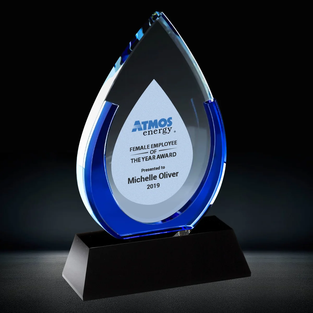 blue crystal flame award