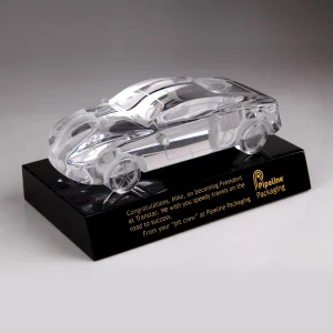 car crystal award