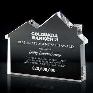 real estate crystal award