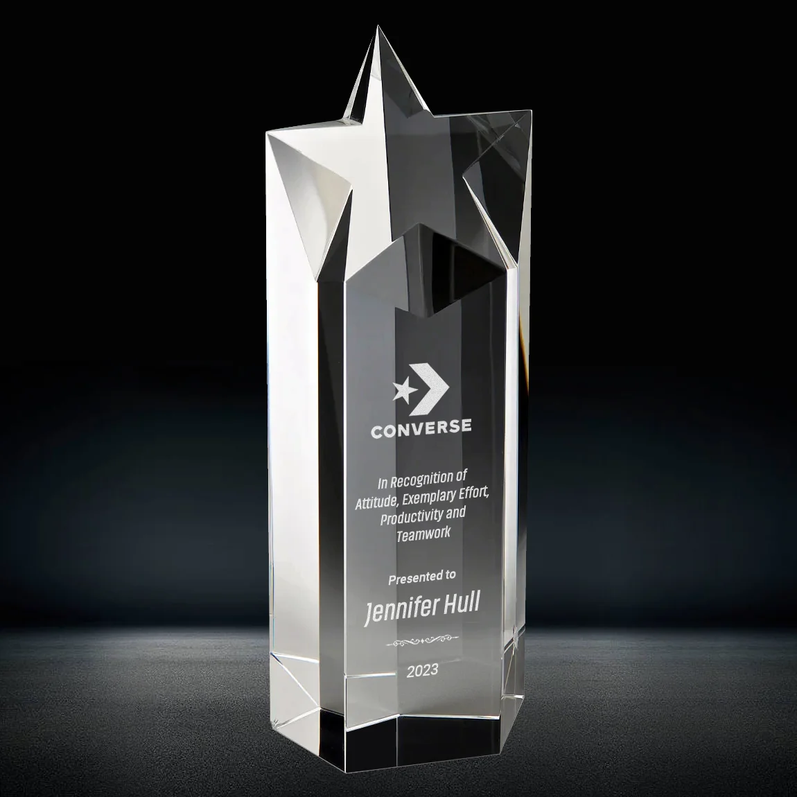 star crystal pillar award