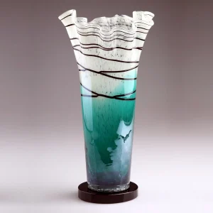 Murano vase art glass award