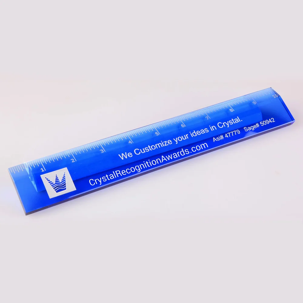blue crystal ruler gift