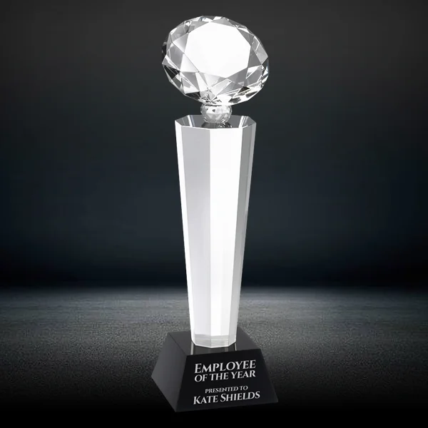 diamond crystal trophy award