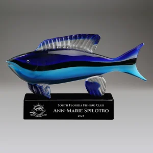 sea fishing art glass award