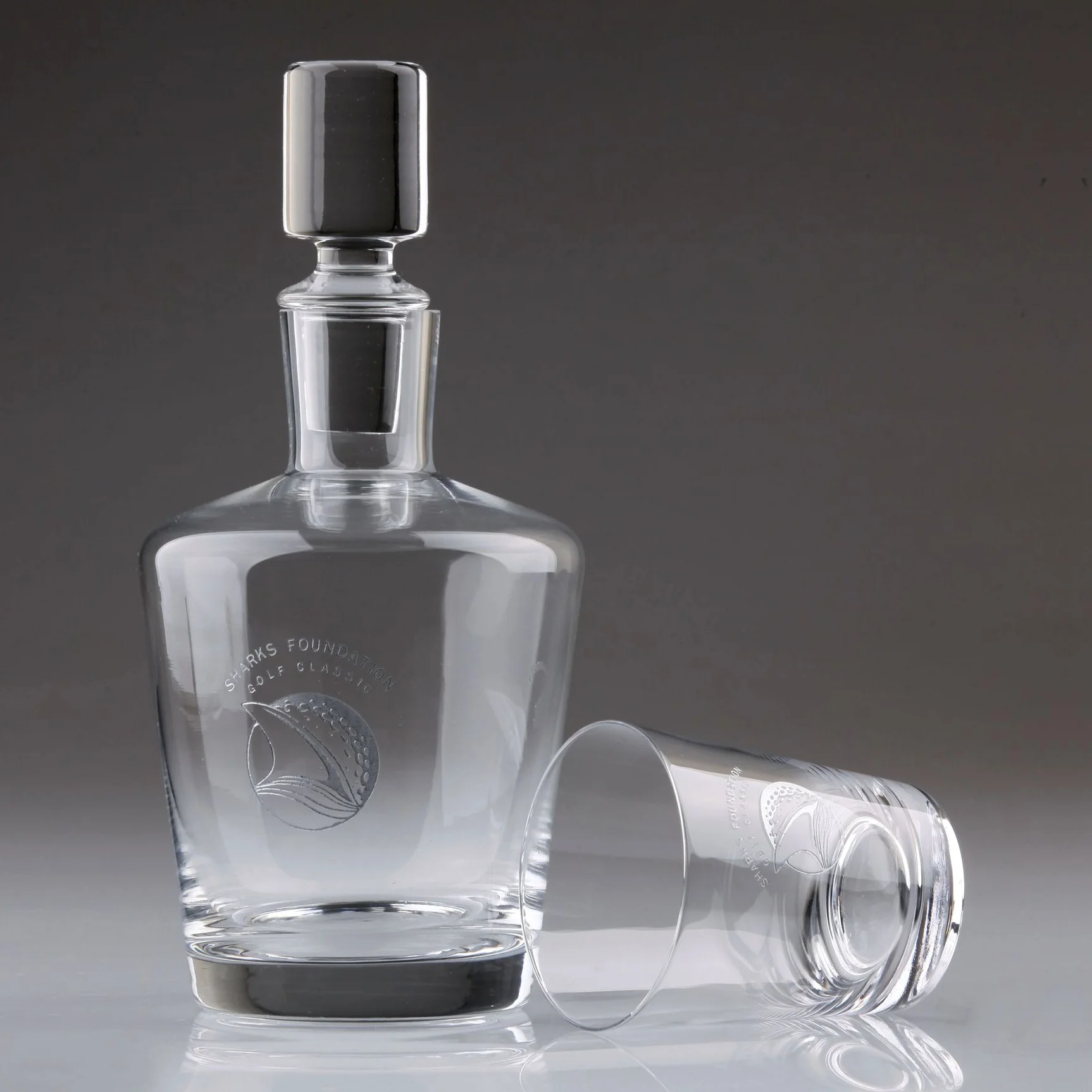 whiskey crystal decanter set