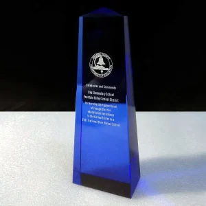 blue obelisk crystal award