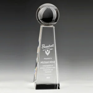 crystal baseball tower award