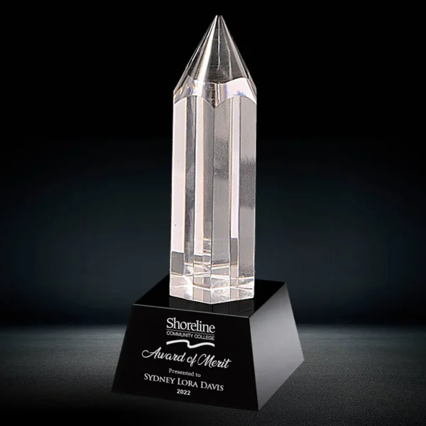 Crystal Pencil Trophy | Pencil Crystal Award | Academic Award