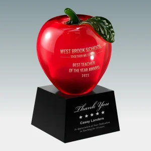 red crystal apple award
