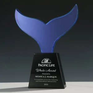 blue crystal whale tail award