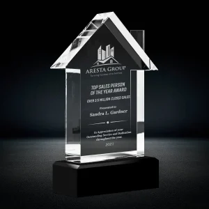 crystal house trophy award