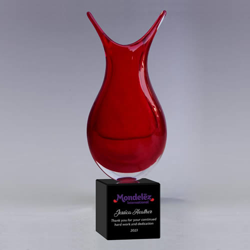 art glass vase sculpture award