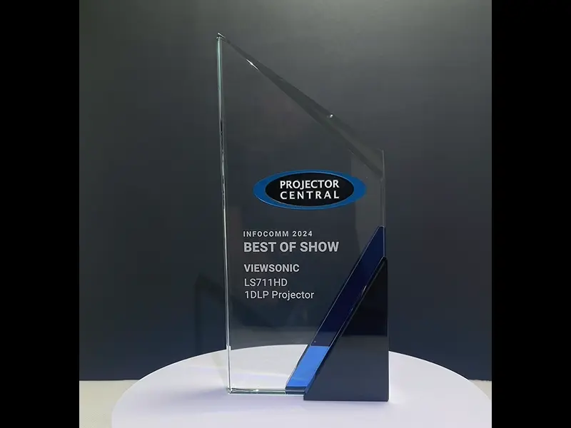 Peak Crystal Plaque Award