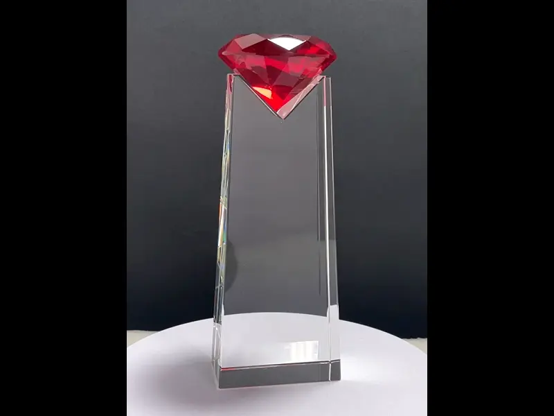 Red Crystal Diamond Tower Award