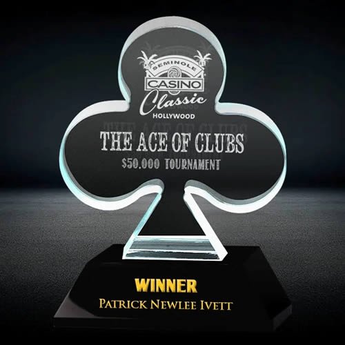 casino crystal ace of clubs award