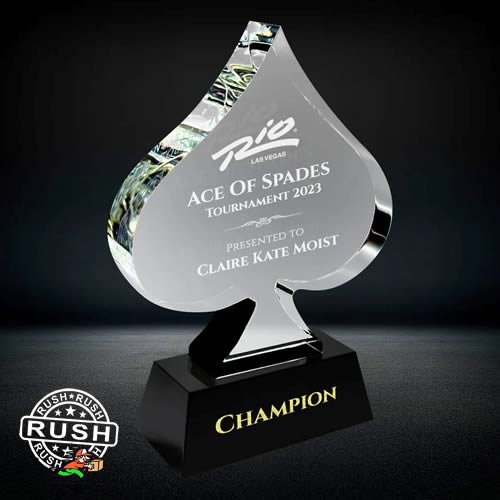 casino crystal ace of spades award