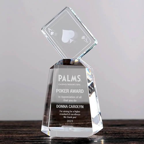 casino crystal poker award