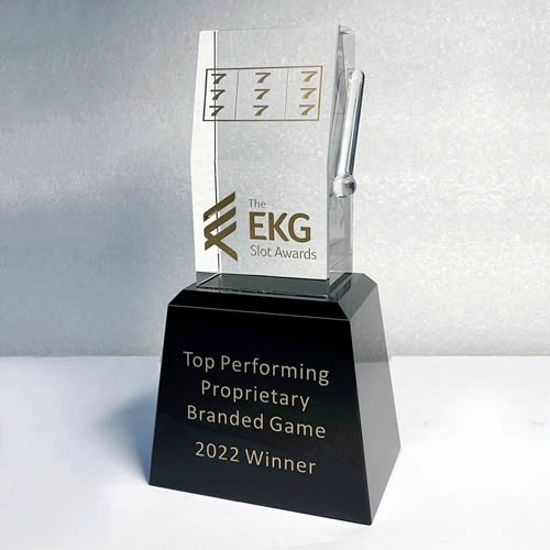 casino crystal slot machine award