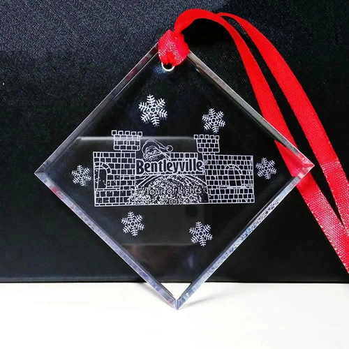 diamond crystal ornament