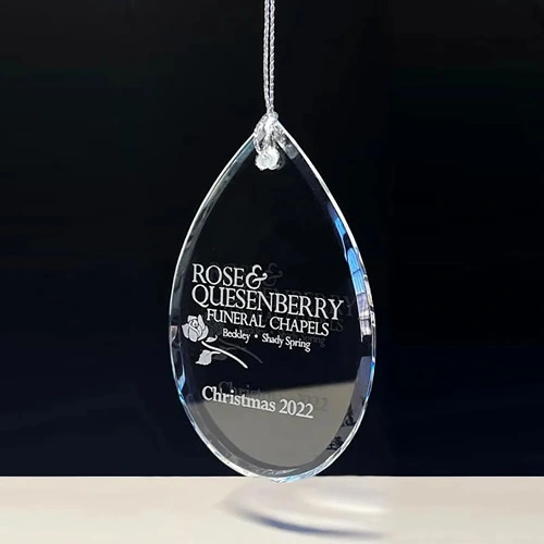 drop crystal ornaments