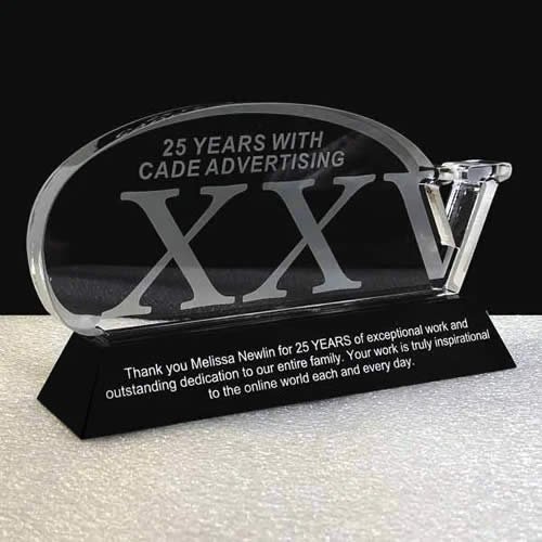 crystal anniversary award in roman number