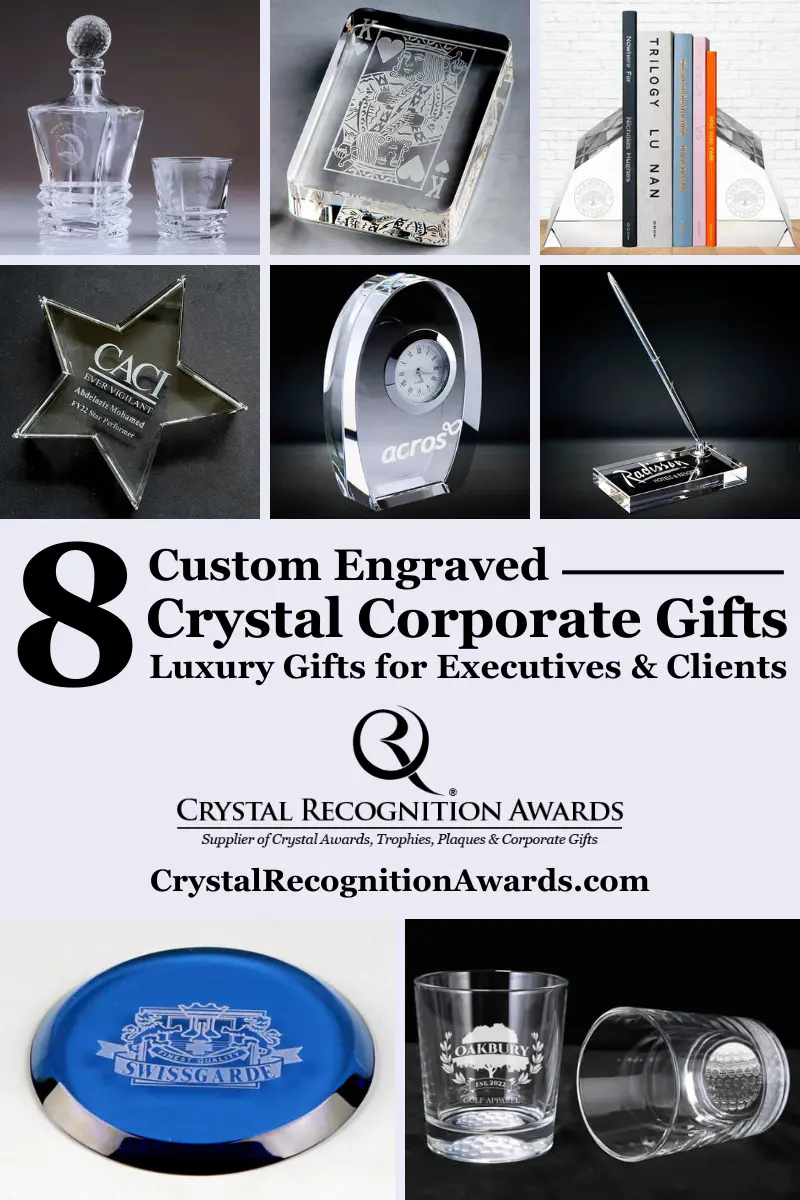 luxury corporate gifts, custom crystal executive gifts