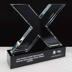 crystal X award